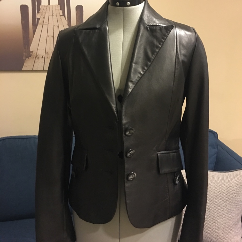 Leather Jacket Fitted